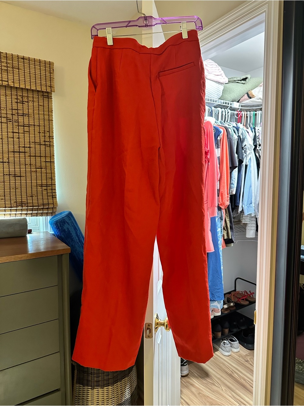 H&M Bright Red Women's Trousers